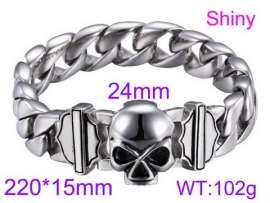 Stainless Skull Bangle