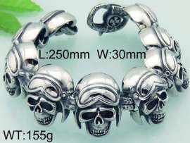 Stainless Skull Bracelet