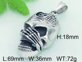 Stainless Skull Pendants