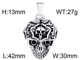 Stainless Skull Pendants