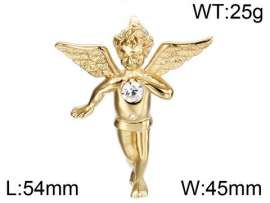 Stainless Steel Gold-plating Pendant