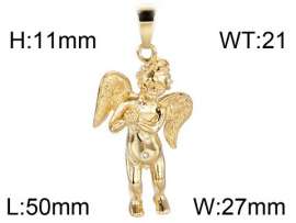 Stainless Steel Gold-plating Pendant