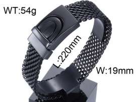 Stainless Steel Black-plating Bracelet