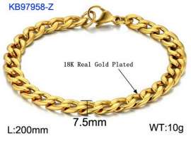 Stainless Steel Gold-plating Bracelet