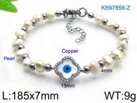 Stainless Steel with Copper Bracelet