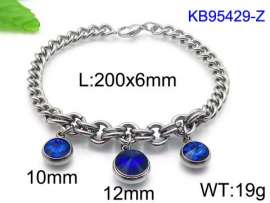 Stainless Steel Stone Bracelet