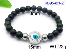 Stainless Steel Stone Bracelet