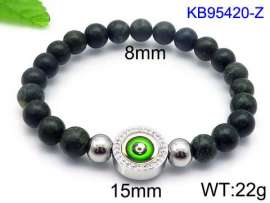 Stainless Steel Stone Bracelet