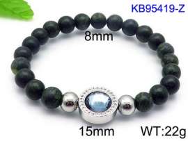 Stainless Steel Stone Bracelet