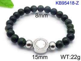 Stainless Steel Stone Bracelet