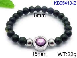 Stainless Steel Stone Bracelet