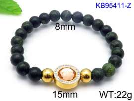Stainless Steel Stone Bracelet