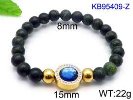 Stainless Steel Stone Bracelet