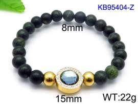 Stainless Steel Stone Bracelet