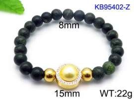 Stainless Steel Stone Bracelet