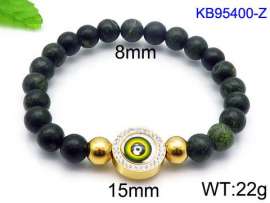 Stainless Steel Stone Bracelet