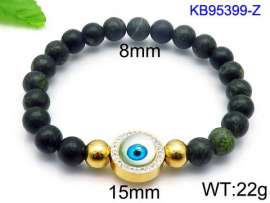 Stainless Steel Stone Bracelet