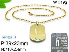 SS Gold-Plating Necklace