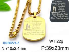 SS Gold-Plating Necklace