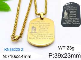 SS Gold-Plating Necklace
