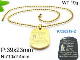 SS Gold-Plating Necklace