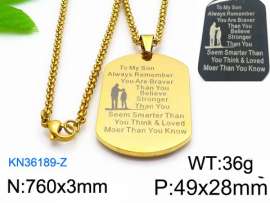 SS Gold-Plating Necklace