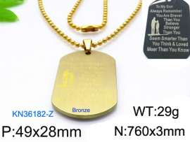 SS Gold-Plating Necklace