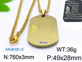 SS Gold-Plating Necklace