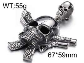 Stainless Skull Pendants