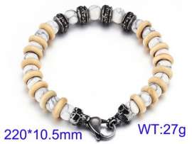 Stainless Skull Bracelet