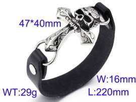 Stainless Skull Bracelet