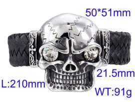 Stainless Skull Bracelet