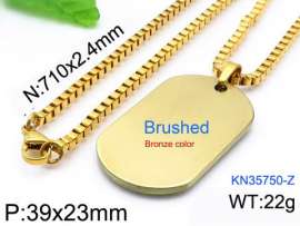 SS Gold-Plating Necklace
