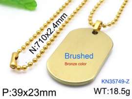 SS Gold-Plating Necklace