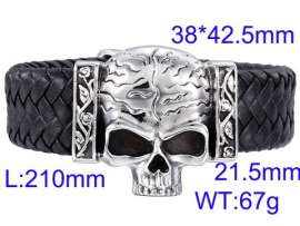 Stainless Skull Bracelet