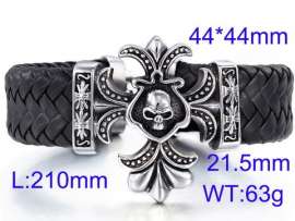 Stainless Skull Bracelet