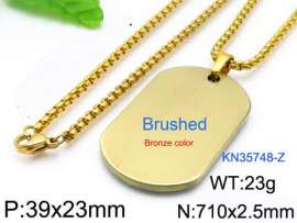 SS Gold-Plating Necklace