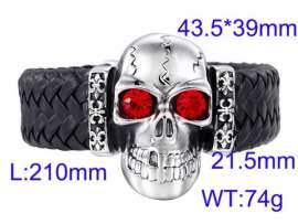 Stainless Skull Bracelet