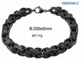 Stainless Steel Black-plating Bracelet