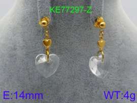 Stainless Steel Stone&Crystal Earring