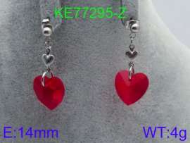 Stainless Steel Stone&Crystal Earring