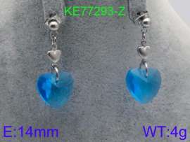Stainless Steel Stone&Crystal Earring