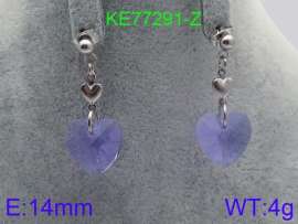 Stainless Steel Stone&Crystal Earring