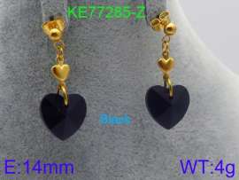 Stainless Steel Stone&Crystal Earring
