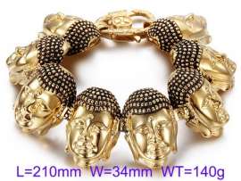 Stainless Steel Gold-plating Bracelet