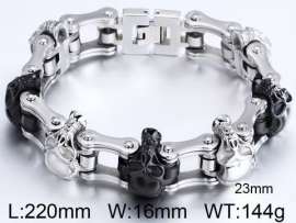 Stainless Skull Bracelet