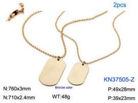 SS Gold-Plating Necklace