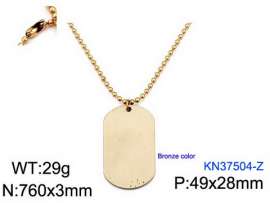 SS Gold-Plating Necklace