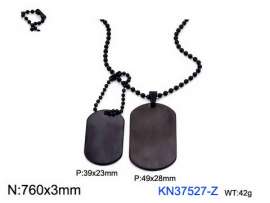 Stainless Steel Black-plating Necklace