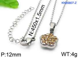 Stainless Steel Stone Necklace